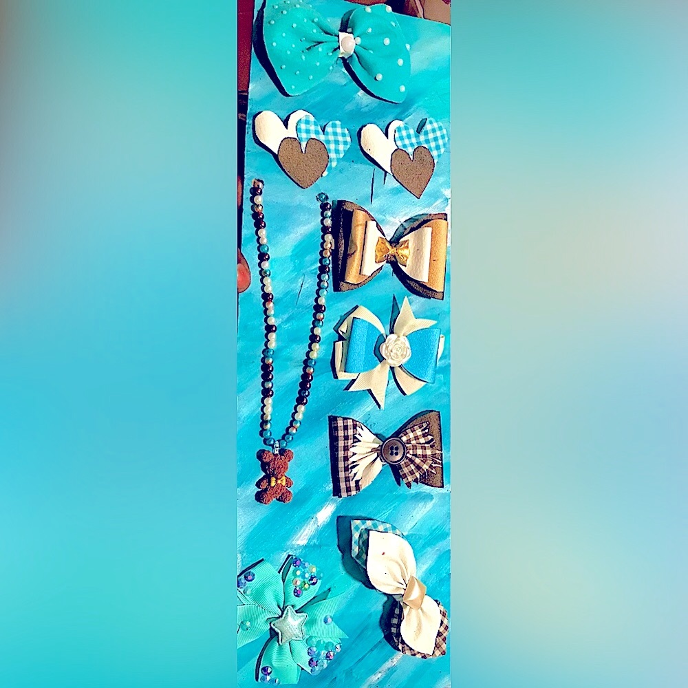 Handmade kid hair accessories